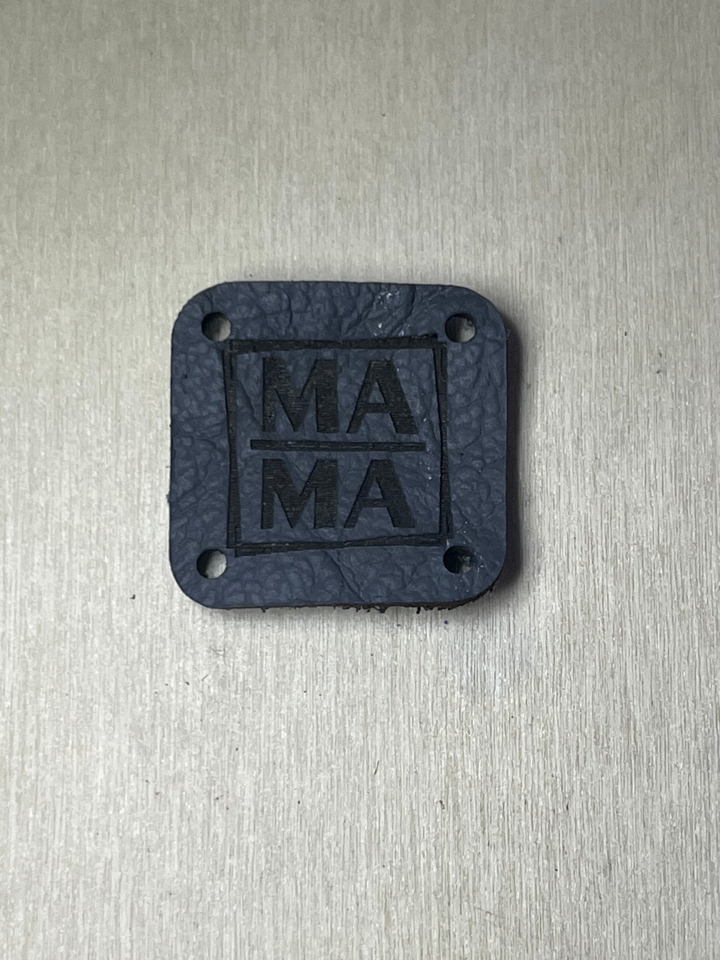 1"x1" rounded square with 4 side holes - MAMA