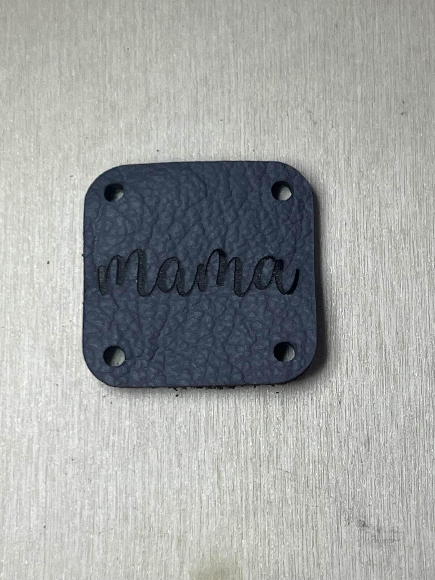 1"x1" rounded square with 4 side holes - MAMA